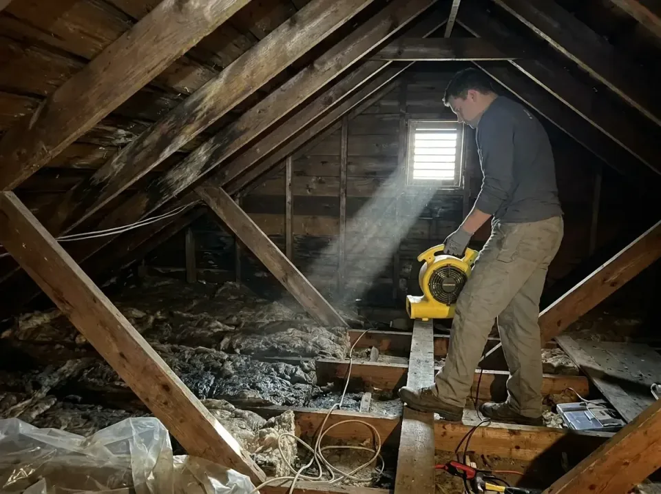 attic-water-damage-drying-proc-007 — frequently asked questions, Emergency Water Extraction & 24/7 Flood Response in Glenvil…
